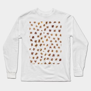 Watercolor stars - amber Long Sleeve T-Shirt